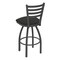 Holland Bar Stool Co 36" Swivel Bar Stool, Pewter Finish, Canter Iron Seat 41036PW008 - alternate 4
